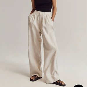 DISSH Nora Natural Linen Pant, AUS 8 (US 4)